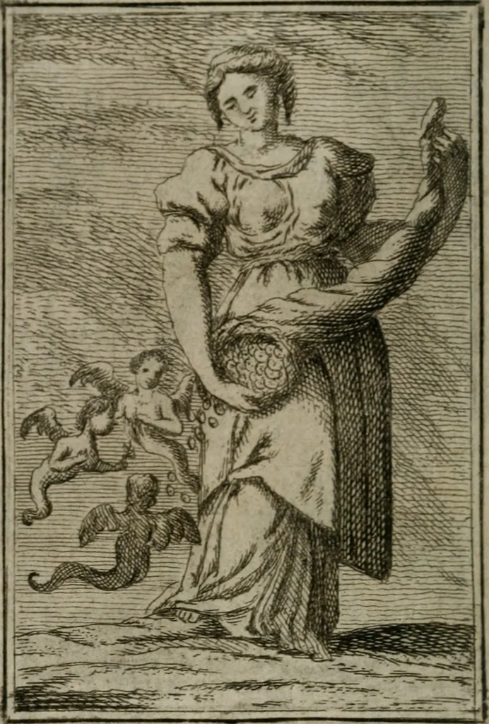 An illustration from Iconologie tirée de divers auteurs. Ouvrage utile aux gens de lettres, aux poëtes, aux artistes, & généralement à tous les amateurs des beaux-arts, 1766, leaf 547