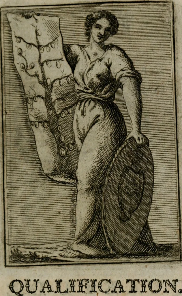 An illustration from Iconologie tirée de divers auteurs. Ouvrage utile aux gens de lettres, aux poëtes, aux artistes, & généralement à tous les amateurs des beaux-arts, 1766, leaf 554