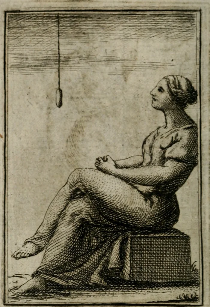 An illustration from Iconologie tirée de divers auteurs. Ouvrage utile aux gens de lettres, aux poëtes, aux artistes, & généralement à tous les amateurs des beaux-arts, 1766, leaf 555