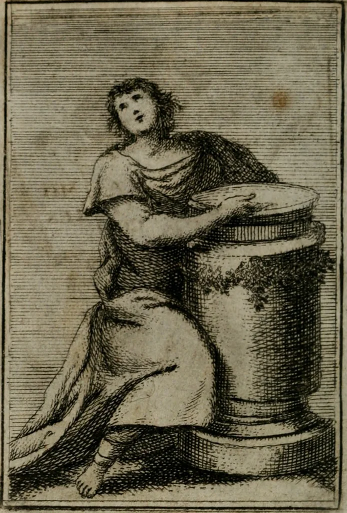 An illustration from Iconologie tirée de divers auteurs. Ouvrage utile aux gens de lettres, aux poëtes, aux artistes, & généralement à tous les amateurs des beaux-arts, 1766, leaf 563