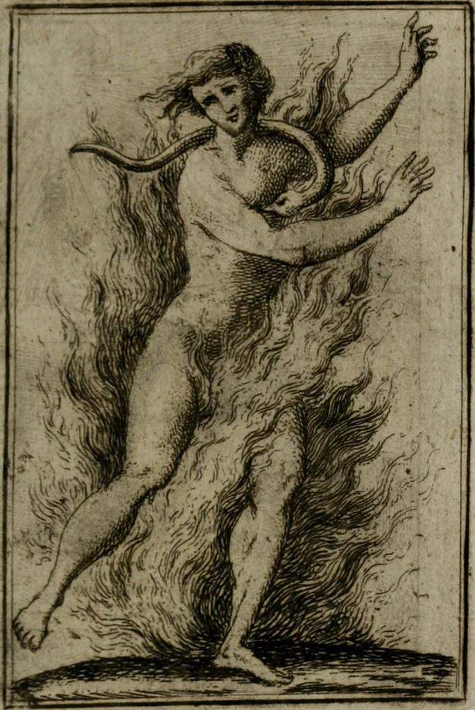 An illustration from Iconologie tirée de divers auteurs. Ouvrage utile aux gens de lettres, aux poëtes, aux artistes, & généralement à tous les amateurs des beaux-arts, 1766, leaf 566