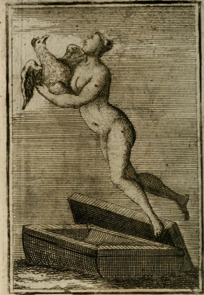 An illustration from Iconologie tirée de divers auteurs. Ouvrage utile aux gens de lettres, aux poëtes, aux artistes, & généralement à tous les amateurs des beaux-arts, 1766, leaf 569
