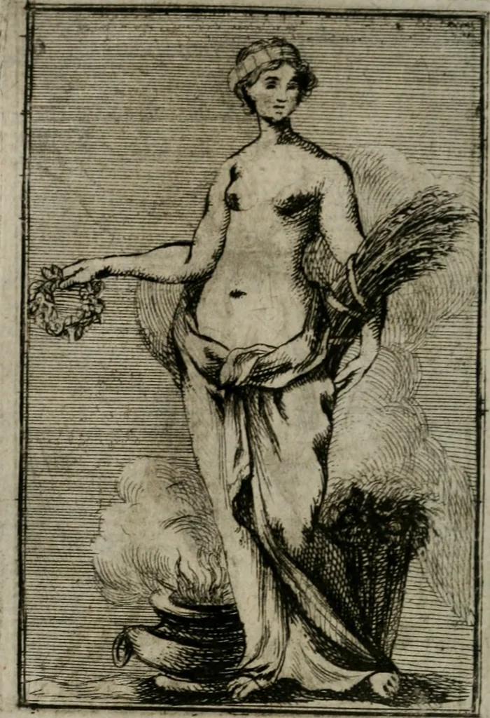 An illustration from Iconologie tirée de divers auteurs. Ouvrage utile aux gens de lettres, aux poëtes, aux artistes, & généralement à tous les amateurs des beaux-arts, 1766, leaf 57