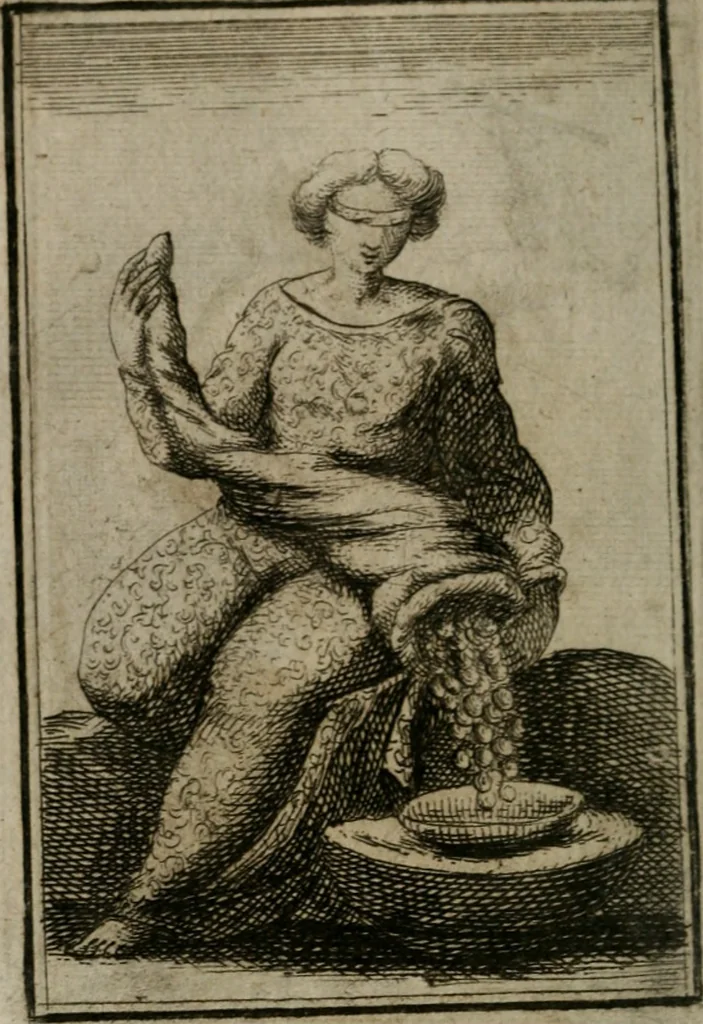 An illustration from Iconologie tirée de divers auteurs. Ouvrage utile aux gens de lettres, aux poëtes, aux artistes, & généralement à tous les amateurs des beaux-arts, 1766, leaf 571