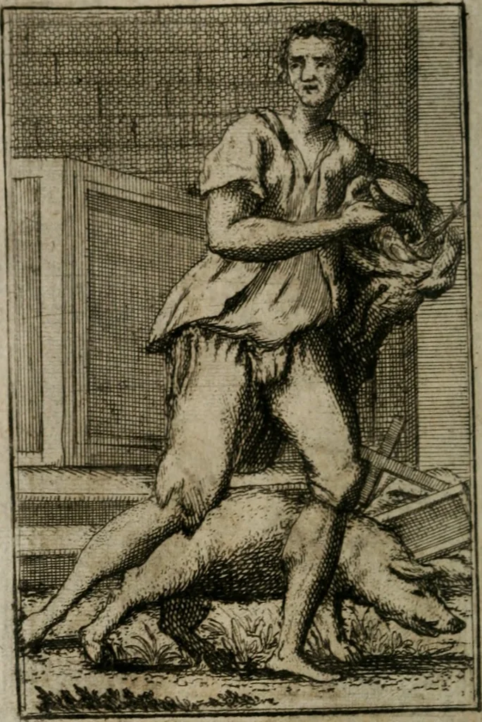 An illustration from Iconologie tirée de divers auteurs. Ouvrage utile aux gens de lettres, aux poëtes, aux artistes, & généralement à tous les amateurs des beaux-arts, 1766, leaf 575