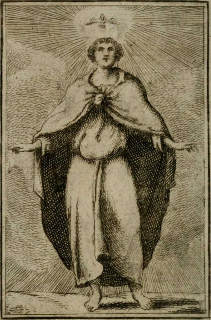 An illustration from Iconologie tirée de divers auteurs. Ouvrage utile aux gens de lettres, aux poëtes, aux artistes, & généralement à tous les amateurs des beaux-arts, 1766, leaf 577