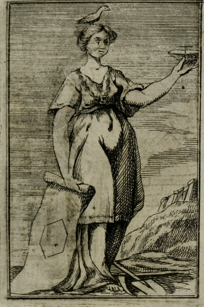 An illustration from Iconologie tirée de divers auteurs. Ouvrage utile aux gens de lettres, aux poëtes, aux artistes, & généralement à tous les amateurs des beaux-arts, 1766, leaf 58