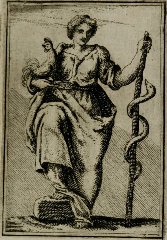 An illustration from Iconologie tirée de divers auteurs. Ouvrage utile aux gens de lettres, aux poëtes, aux artistes, & généralement à tous les amateurs des beaux-arts, 1766, leaf 582