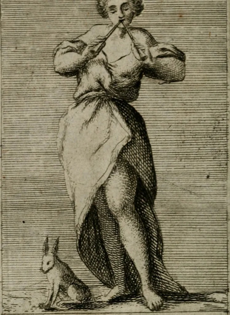 An illustration from Iconologie tirée de divers auteurs. Ouvrage utile aux gens de lettres, aux poëtes, aux artistes, & généralement à tous les amateurs des beaux-arts, 1766, leaf 591
