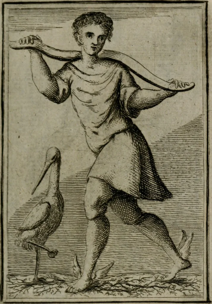 An illustration from Iconologie tirée de divers auteurs. Ouvrage utile aux gens de lettres, aux poëtes, aux artistes, & généralement à tous les amateurs des beaux-arts, 1766, leaf 596