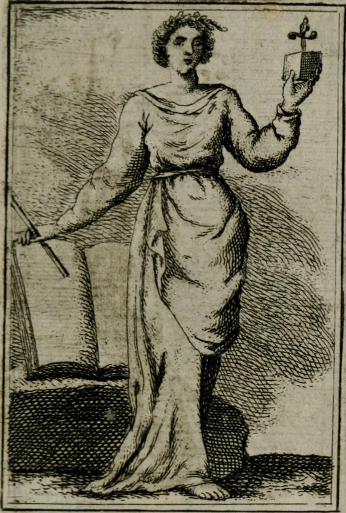 An illustration from Iconologie tirée de divers auteurs. Ouvrage utile aux gens de lettres, aux poëtes, aux artistes, & généralement à tous les amateurs des beaux-arts, 1766, leaf 598