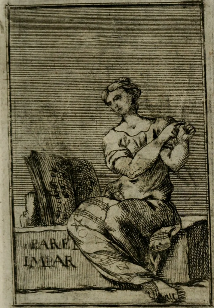 An illustration from Iconologie tirée de divers auteurs. Ouvrage utile aux gens de lettres, aux poëtes, aux artistes, & généralement à tous les amateurs des beaux-arts, 1766, leaf 60