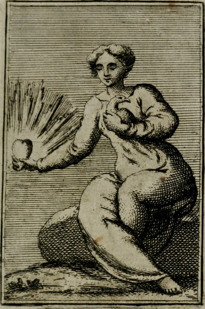 An illustration from Iconologie tirée de divers auteurs. Ouvrage utile aux gens de lettres, aux poëtes, aux artistes, & généralement à tous les amateurs des beaux-arts, 1766, leaf 602