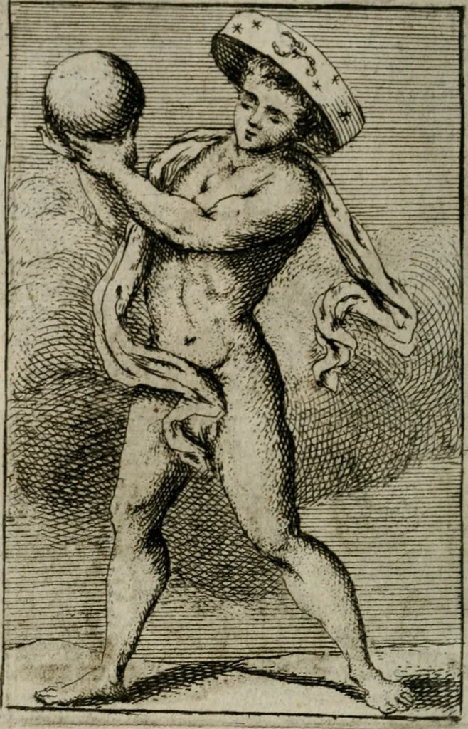 An illustration from Iconologie tirée de divers auteurs. Ouvrage utile aux gens de lettres, aux poëtes, aux artistes, & généralement à tous les amateurs des beaux-arts, 1766, leaf 605