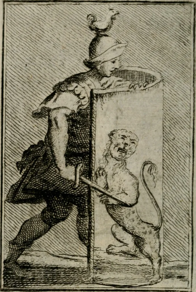 An illustration from Iconologie tirée de divers auteurs. Ouvrage utile aux gens de lettres, aux poëtes, aux artistes, & généralement à tous les amateurs des beaux-arts, 1766, leaf 609