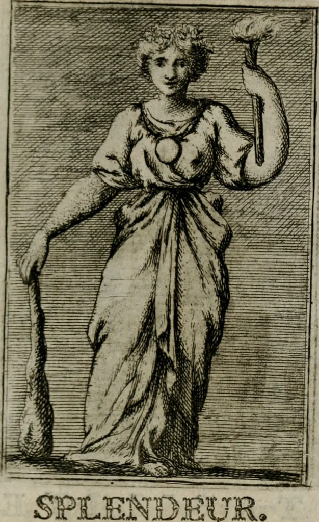 An illustration from Iconologie tirée de divers auteurs. Ouvrage utile aux gens de lettres, aux poëtes, aux artistes, & généralement à tous les amateurs des beaux-arts, 1766, leaf 610