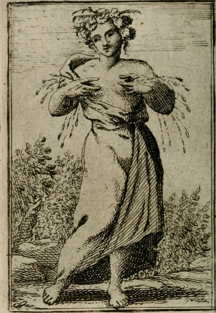 An illustration from Iconologie tirée de divers auteurs. Ouvrage utile aux gens de lettres, aux poëtes, aux artistes, & généralement à tous les amateurs des beaux-arts, 1766, leaf 615