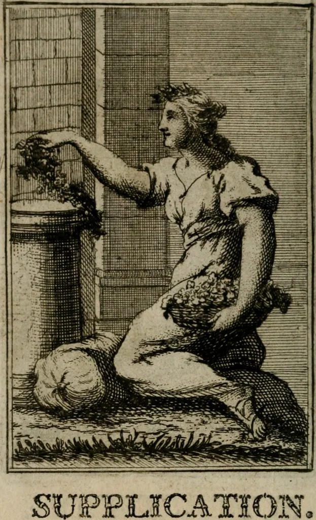 An illustration from Iconologie tirée de divers auteurs. Ouvrage utile aux gens de lettres, aux poëtes, aux artistes, & généralement à tous les amateurs des beaux-arts, 1766, leaf 619
