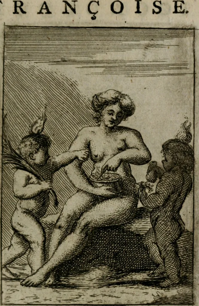 An illustration from Iconologie tirée de divers auteurs. Ouvrage utile aux gens de lettres, aux poëtes, aux artistes, & généralement à tous les amateurs des beaux-arts, 1766, leaf 626