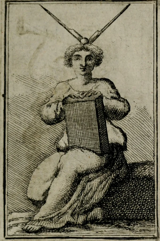 An illustration from Iconologie tirée de divers auteurs. Ouvrage utile aux gens de lettres, aux poëtes, aux artistes, & généralement à tous les amateurs des beaux-arts, 1766, leaf 628