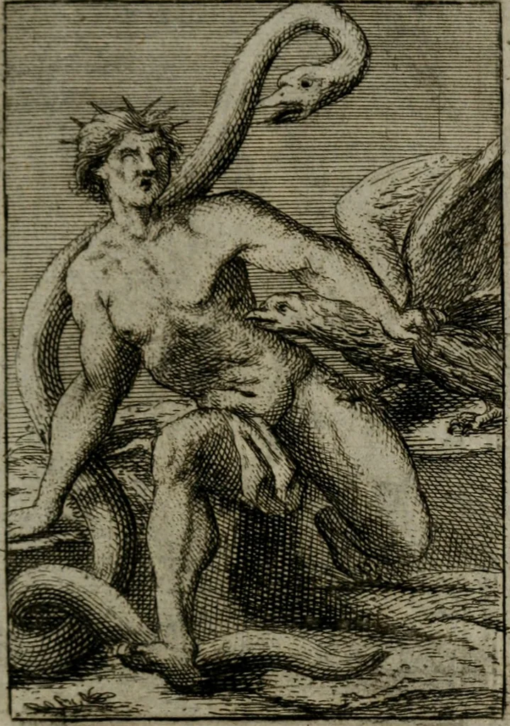 An illustration from Iconologie tirée de divers auteurs. Ouvrage utile aux gens de lettres, aux poëtes, aux artistes, & généralement à tous les amateurs des beaux-arts, 1766, leaf 638