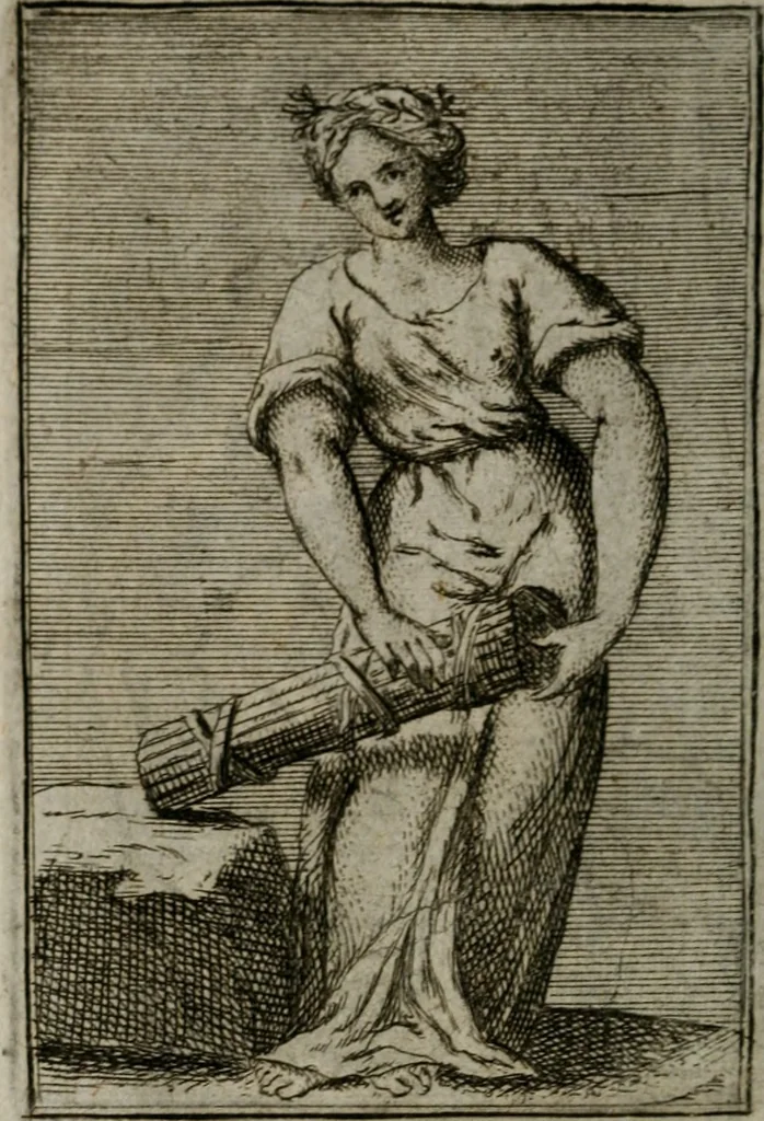 An illustration from Iconologie tirée de divers auteurs. Ouvrage utile aux gens de lettres, aux poëtes, aux artistes, & généralement à tous les amateurs des beaux-arts, 1766, leaf 641