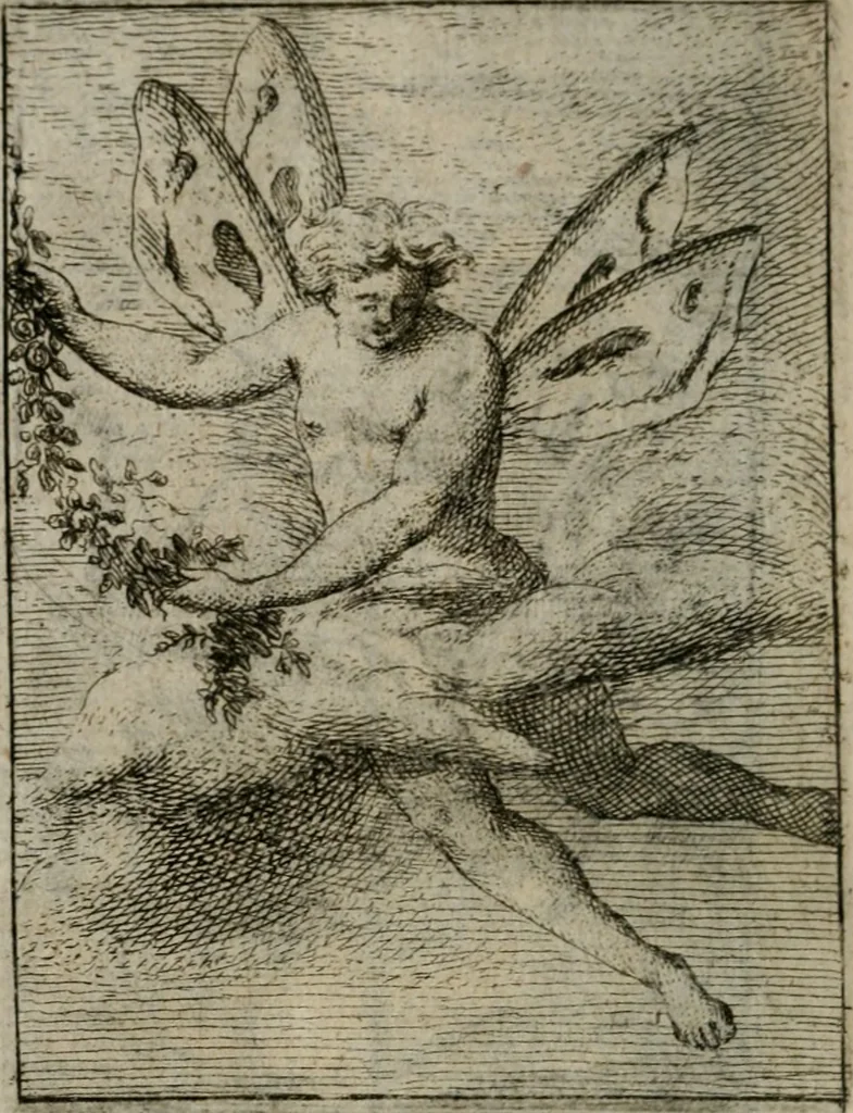 An illustration from Iconologie tirée de divers auteurs. Ouvrage utile aux gens de lettres, aux poëtes, aux artistes, & généralement à tous les amateurs des beaux-arts, 1766, leaf 653