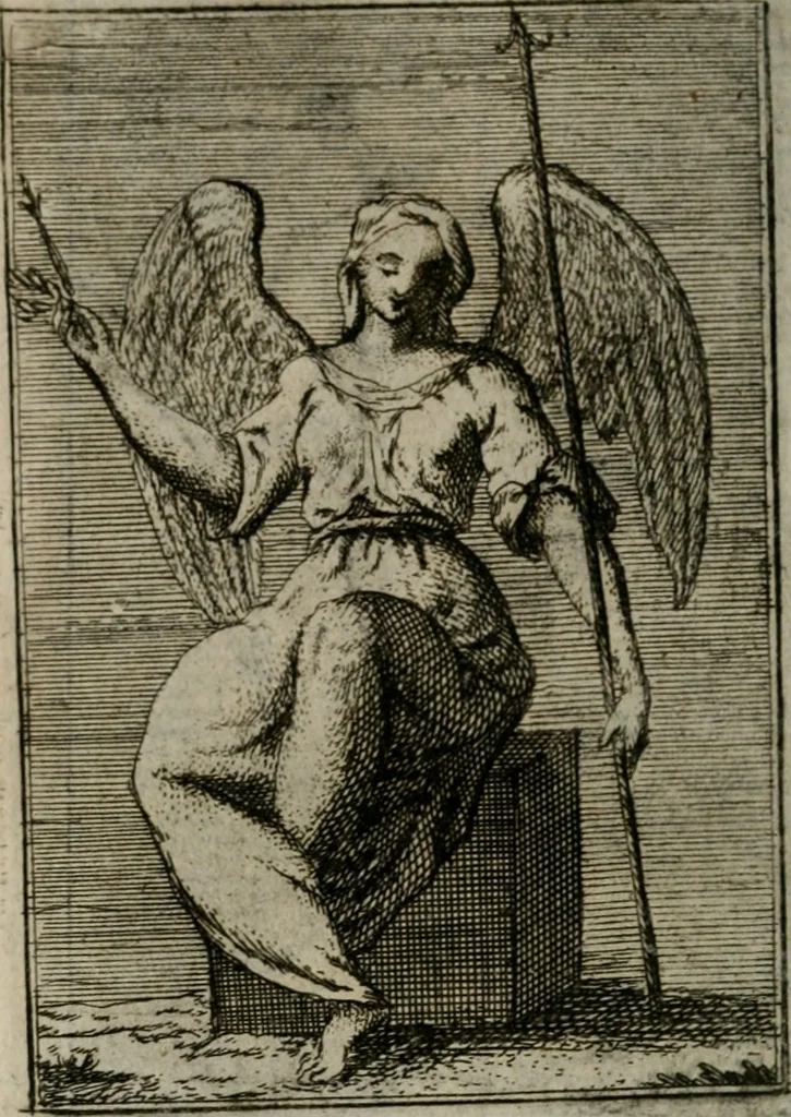 An illustration from Iconologie tirée de divers auteurs. Ouvrage utile aux gens de lettres, aux poëtes, aux artistes, & généralement à tous les amateurs des beaux-arts, 1766, leaf 657