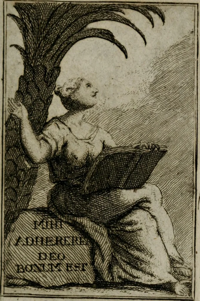 An illustration from Iconologie tirée de divers auteurs. Ouvrage utile aux gens de lettres, aux poëtes, aux artistes, & généralement à tous les amateurs des beaux-arts, 1766, leaf 662