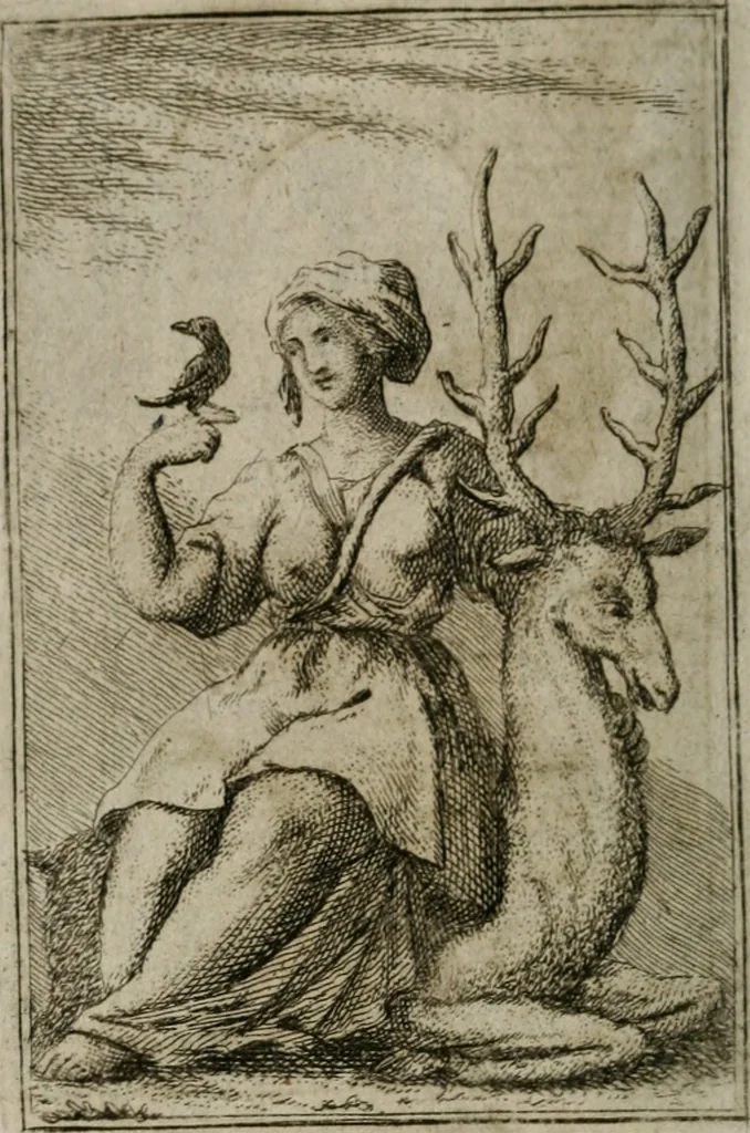 An illustration from Iconologie tirée de divers auteurs. Ouvrage utile aux gens de lettres, aux poëtes, aux artistes, & généralement à tous les amateurs des beaux-arts, 1766, leaf 663