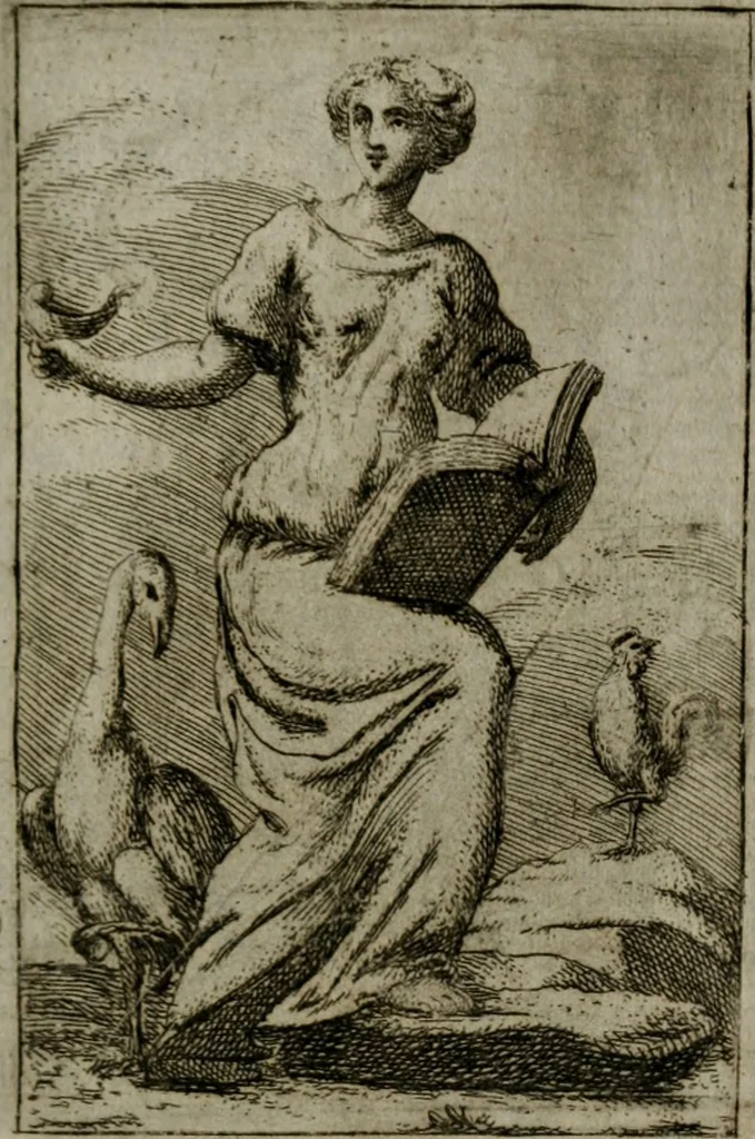 An illustration from Iconologie tirée de divers auteurs. Ouvrage utile aux gens de lettres, aux poëtes, aux artistes, & généralement à tous les amateurs des beaux-arts, 1766, leaf 666