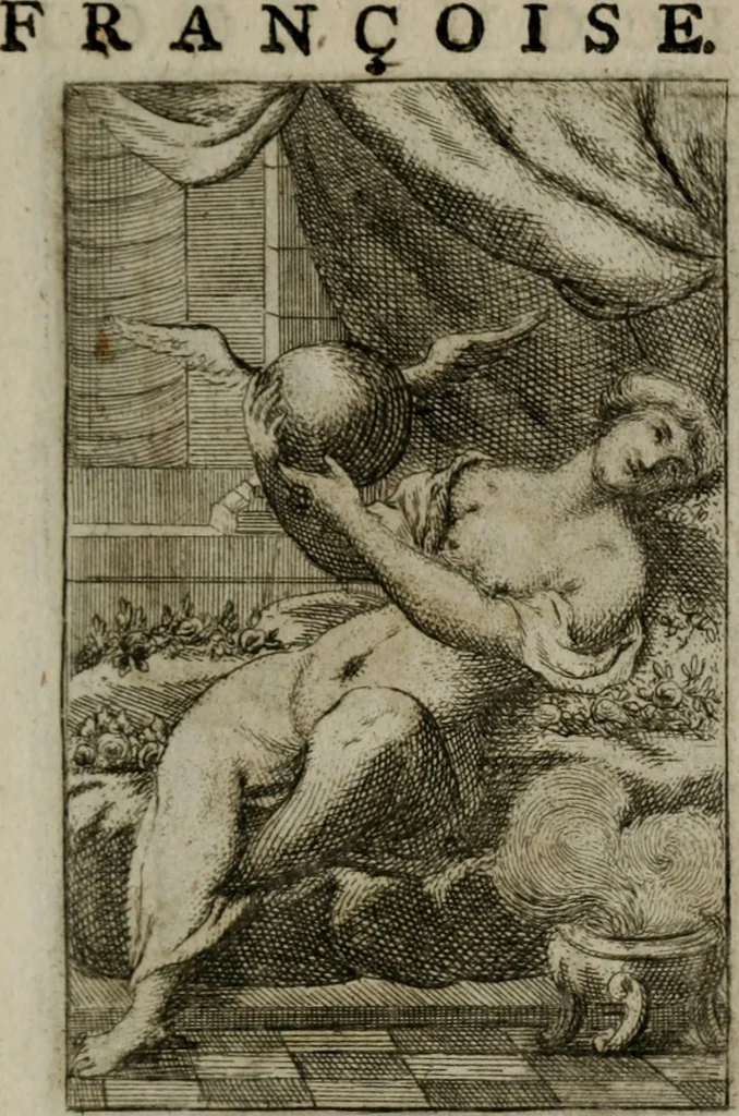 An illustration from Iconologie tirée de divers auteurs. Ouvrage utile aux gens de lettres, aux poëtes, aux artistes, & généralement à tous les amateurs des beaux-arts, 1766, leaf 672