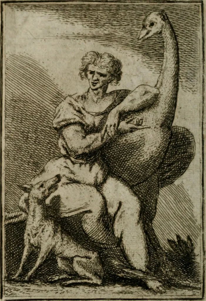 An illustration from Iconologie tirée de divers auteurs. Ouvrage utile aux gens de lettres, aux poëtes, aux artistes, & généralement à tous les amateurs des beaux-arts, 1766, leaf 673