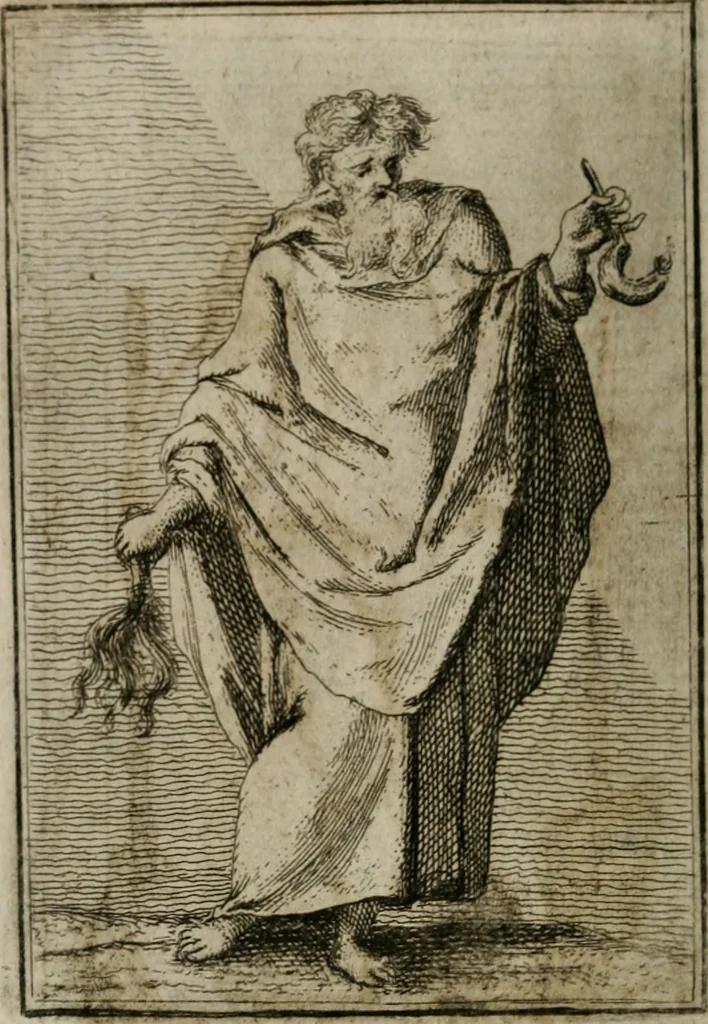An illustration from Iconologie tirée de divers auteurs. Ouvrage utile aux gens de lettres, aux poëtes, aux artistes, & généralement à tous les amateurs des beaux-arts, 1766, leaf 675