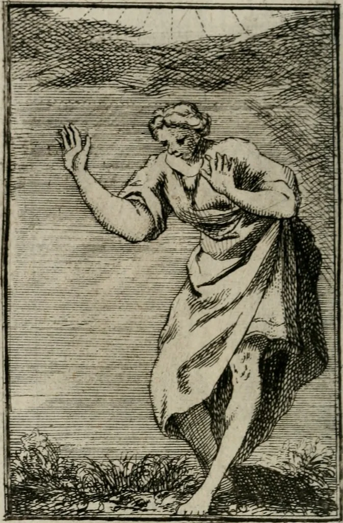 An illustration from Iconologie tirée de divers auteurs. Ouvrage utile aux gens de lettres, aux poëtes, aux artistes, & généralement à tous les amateurs des beaux-arts, 1766, leaf 69