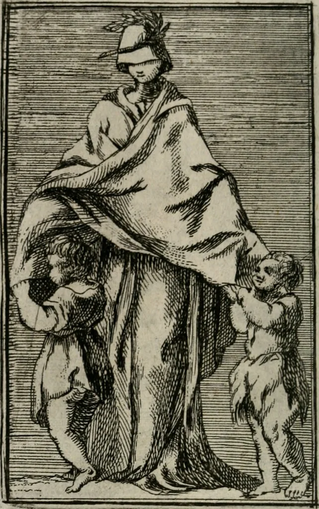 An illustration from Iconologie tirée de divers auteurs. Ouvrage utile aux gens de lettres, aux poëtes, aux artistes, & généralement à tous les amateurs des beaux-arts, 1766, leaf 73