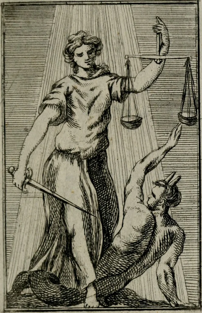 An illustration from Iconologie tirée de divers auteurs. Ouvrage utile aux gens de lettres, aux poëtes, aux artistes, & généralement à tous les amateurs des beaux-arts, 1766, leaf 80