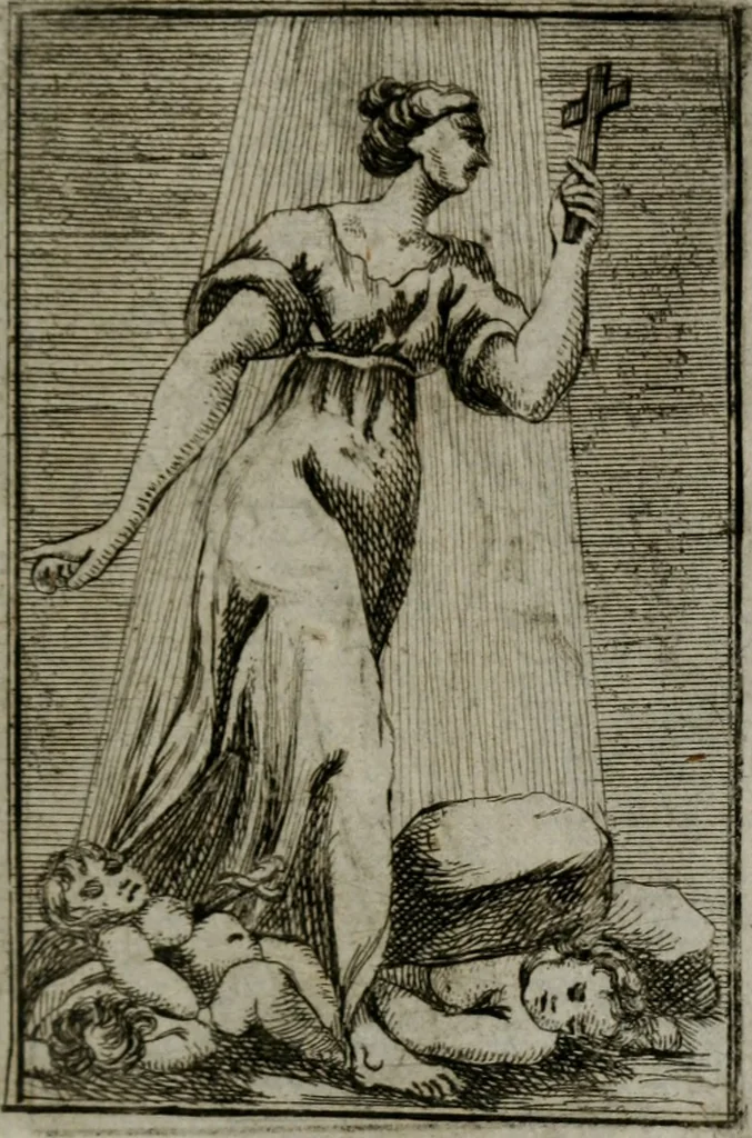 An illustration from Iconologie tirée de divers auteurs. Ouvrage utile aux gens de lettres, aux poëtes, aux artistes, & généralement à tous les amateurs des beaux-arts, 1766, leaf 84