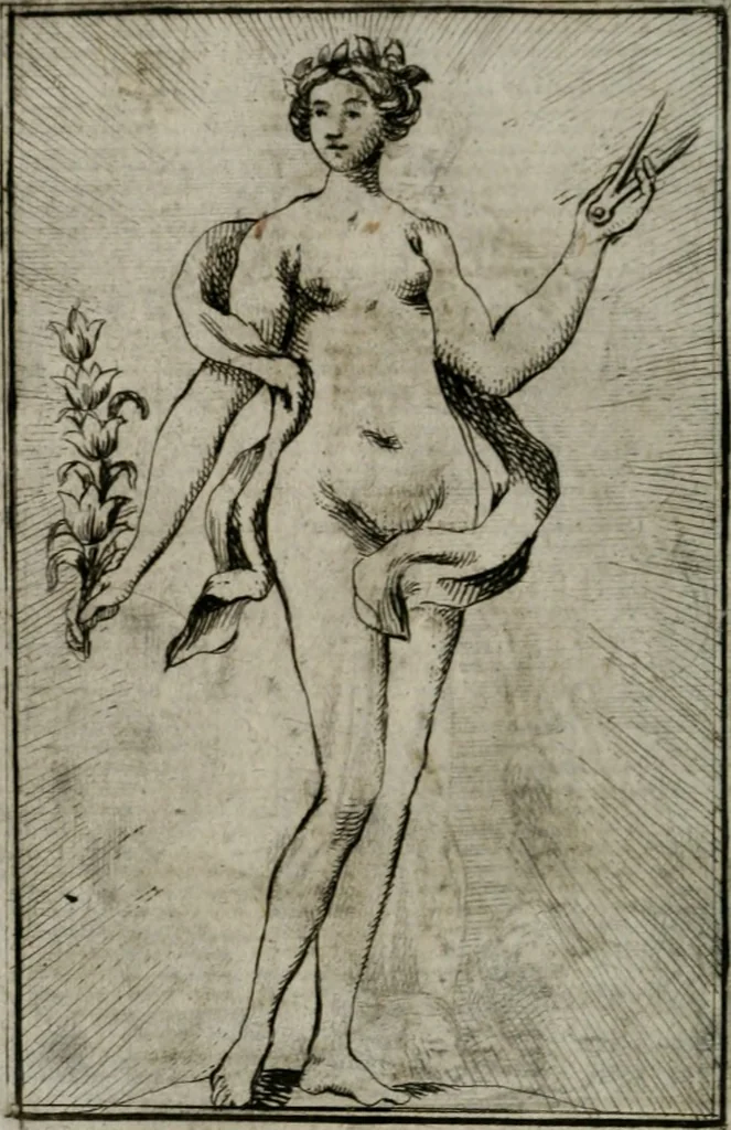 An illustration from Iconologie tirée de divers auteurs. Ouvrage utile aux gens de lettres, aux poëtes, aux artistes, & généralement à tous les amateurs des beaux-arts, 1766, leaf 85