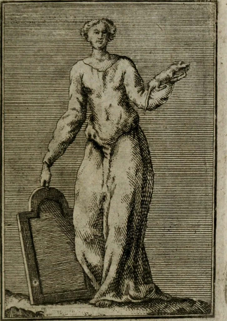 An illustration from Iconologie tirée de divers auteurs. Ouvrage utile aux gens de lettres, aux poëtes, aux artistes, & généralement à tous les amateurs des beaux-arts, 1766, leaf 92