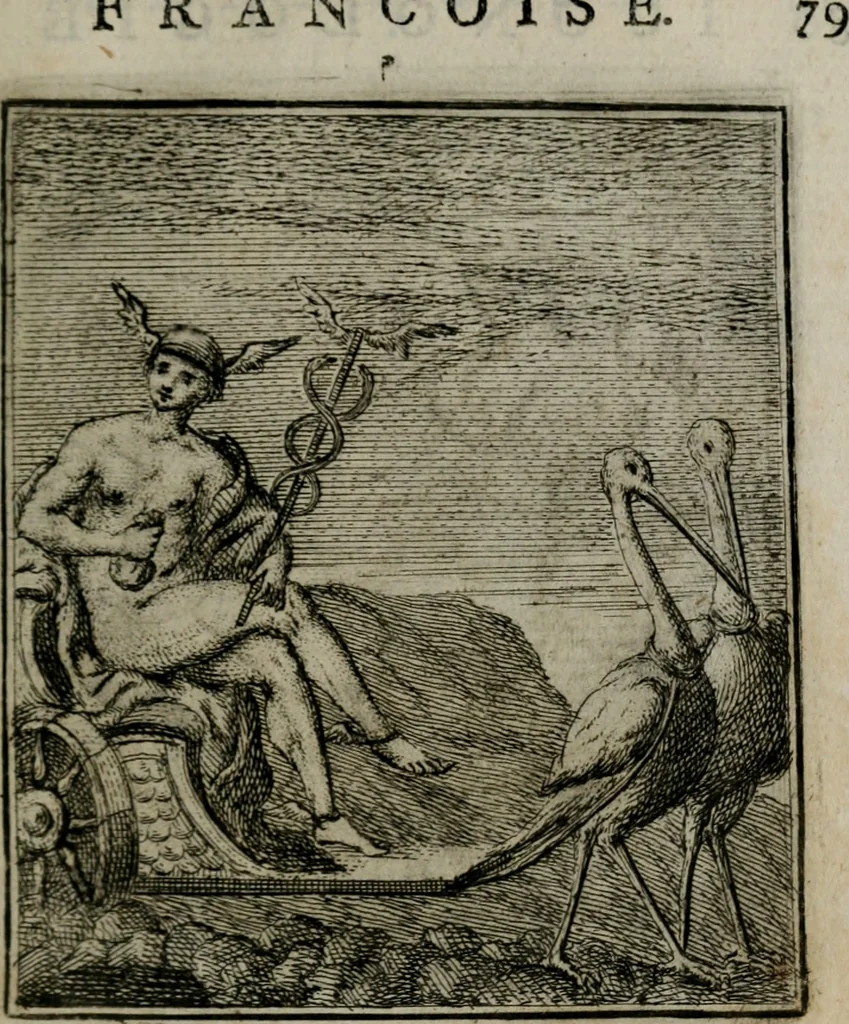 An illustration from Iconologie tirée de divers auteurs. Ouvrage utile aux gens de lettres, aux poëtes, aux artistes, & généralement à tous les amateurs des beaux-arts, 1766, leaf 98