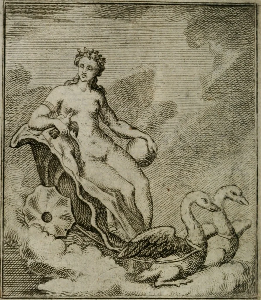 An illustration from Iconologie tirée de divers auteurs. Ouvrage utile aux gens de lettres, aux poëtes, aux artistes, & généralement à tous les amateurs des beaux-arts, 1766, leaf 99