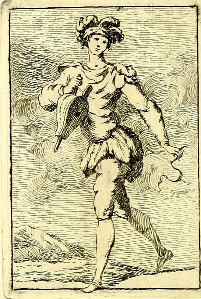 An illustration from Iconologie tirée de divers auteurs : ouvrage utile aux gens de lettres, aux poëtes, aux artistes, & généralement à tous les amateurs des beaux arts, 1759, leaf 101
