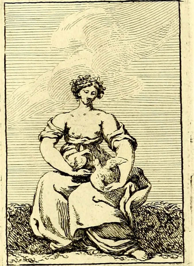 An illustration from Iconologie tirée de divers auteurs : ouvrage utile aux gens de lettres, aux poëtes, aux artistes, & généralement à tous les amateurs des beaux arts, 1759, leaf 102