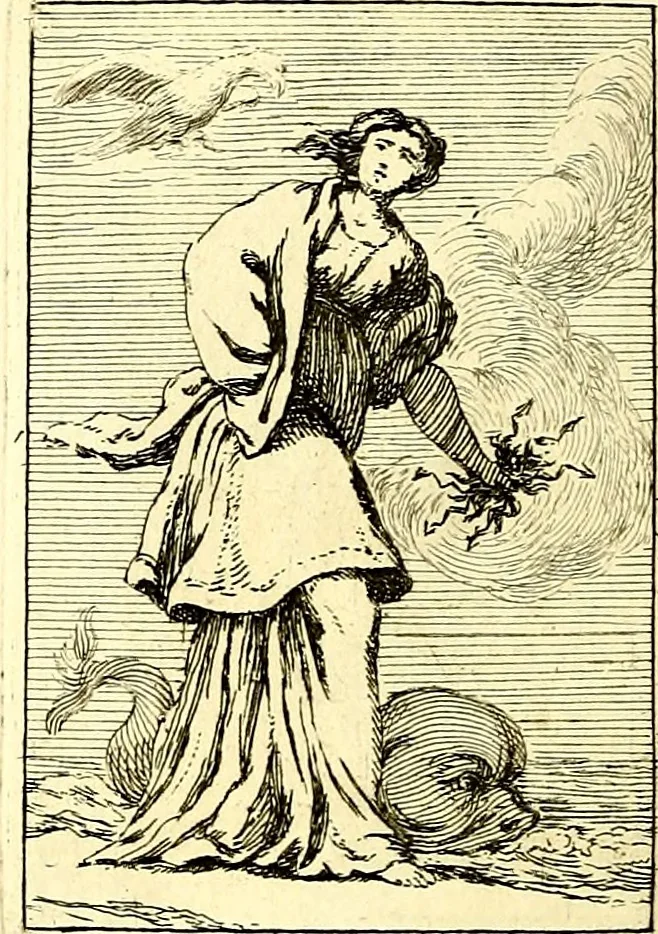 An illustration from Iconologie tirée de divers auteurs : ouvrage utile aux gens de lettres, aux poëtes, aux artistes, & généralement à tous les amateurs des beaux arts, 1759, leaf 103