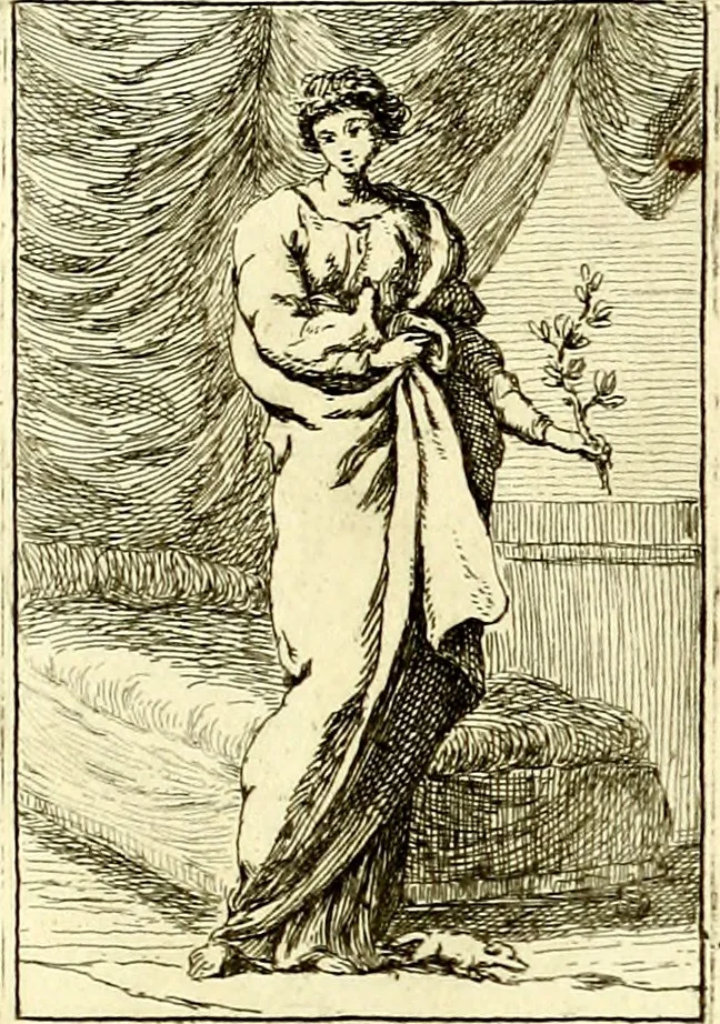 An illustration from Iconologie tirée de divers auteurs : ouvrage utile aux gens de lettres, aux poëtes, aux artistes, & généralement à tous les amateurs des beaux arts, 1759, leaf 114