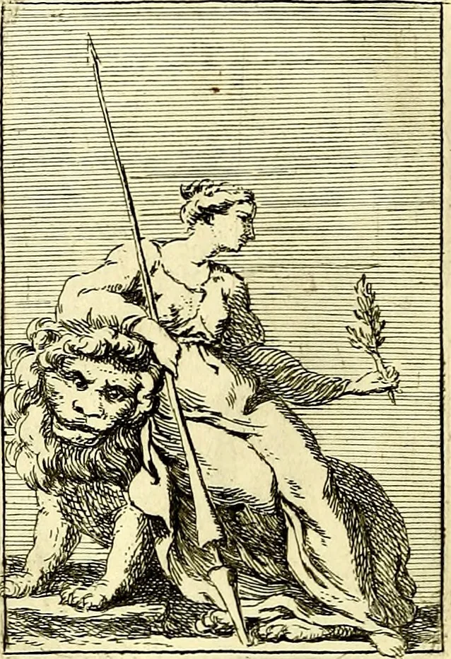 An illustration from Iconologie tirée de divers auteurs : ouvrage utile aux gens de lettres, aux poëtes, aux artistes, & généralement à tous les amateurs des beaux arts, 1759, leaf 119