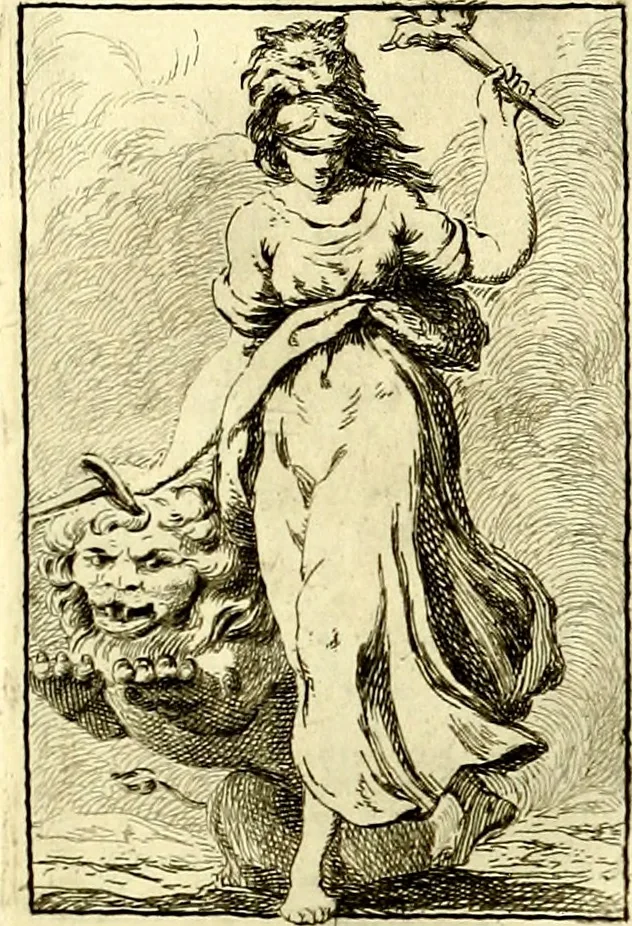 An illustration from Iconologie tirée de divers auteurs : ouvrage utile aux gens de lettres, aux poëtes, aux artistes, & généralement à tous les amateurs des beaux arts, 1759, leaf 120