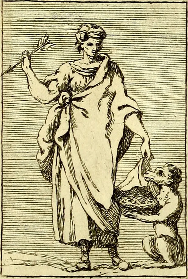 An illustration from Iconologie tirée de divers auteurs : ouvrage utile aux gens de lettres, aux poëtes, aux artistes, & généralement à tous les amateurs des beaux arts, 1759, leaf 122
