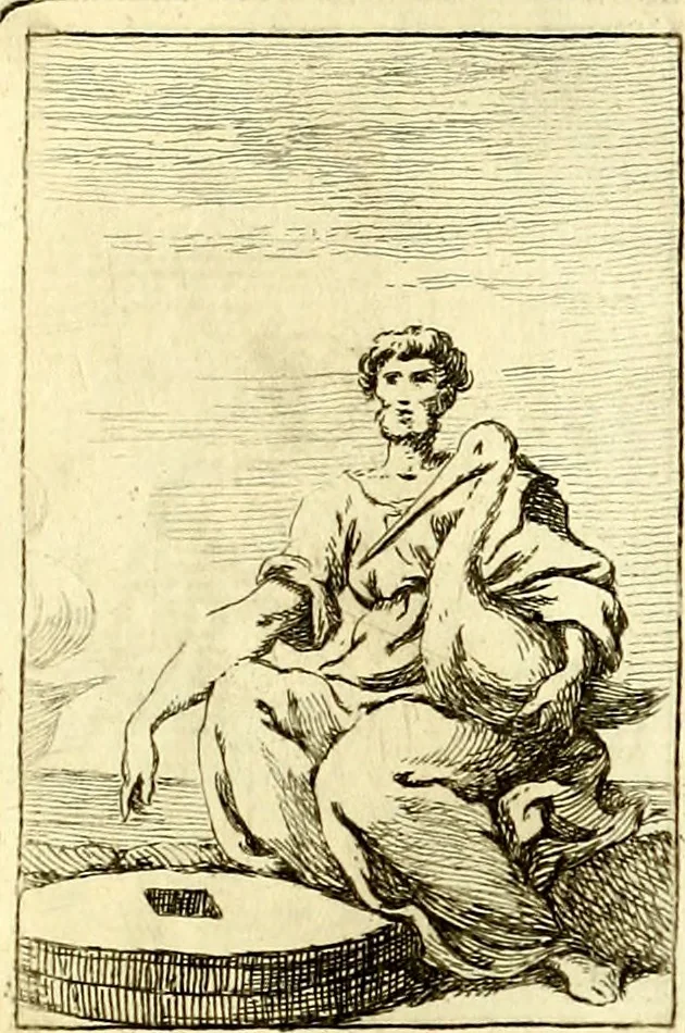 An illustration from Iconologie tirée de divers auteurs : ouvrage utile aux gens de lettres, aux poëtes, aux artistes, & généralement à tous les amateurs des beaux arts, 1759, leaf 124